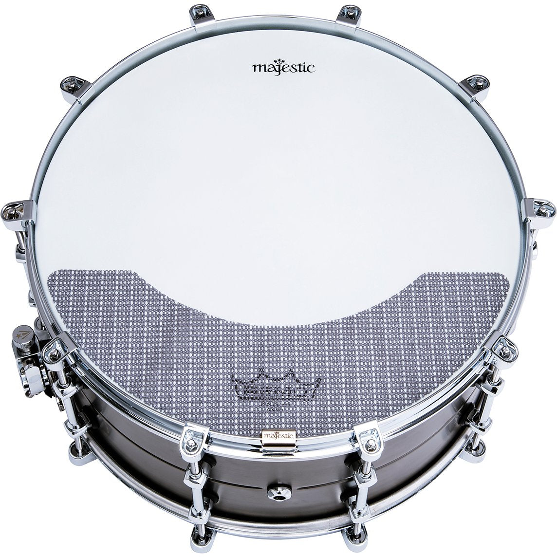 Majestic 14"x6.5" Brass Opus One Snare Drum Frequency Modifier Straight