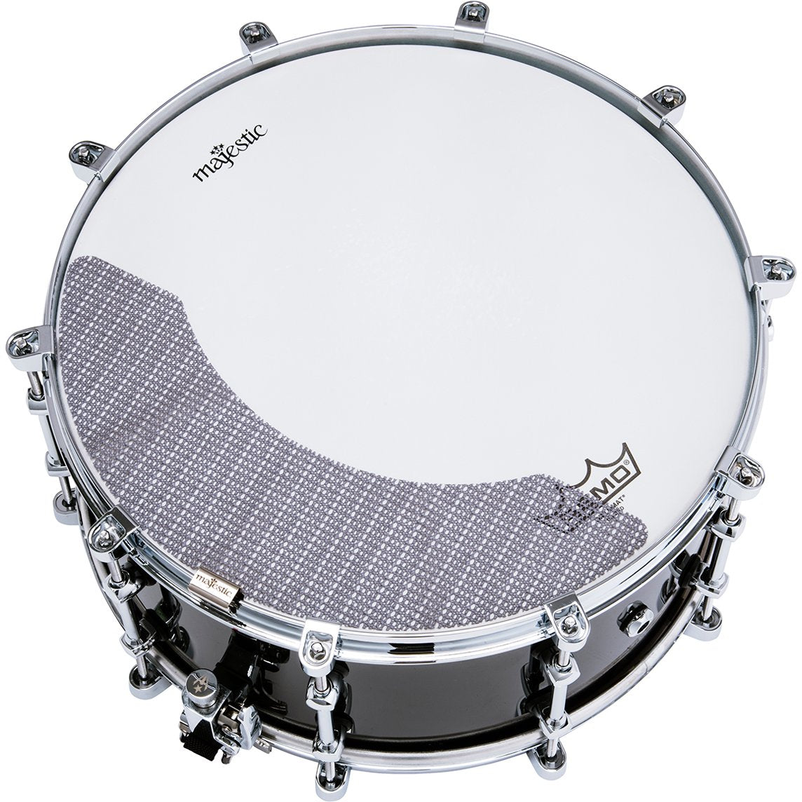 Majestic 14"x6.5" Cherry Opus One Snare Drum with Frequency Modifier on Drumhead