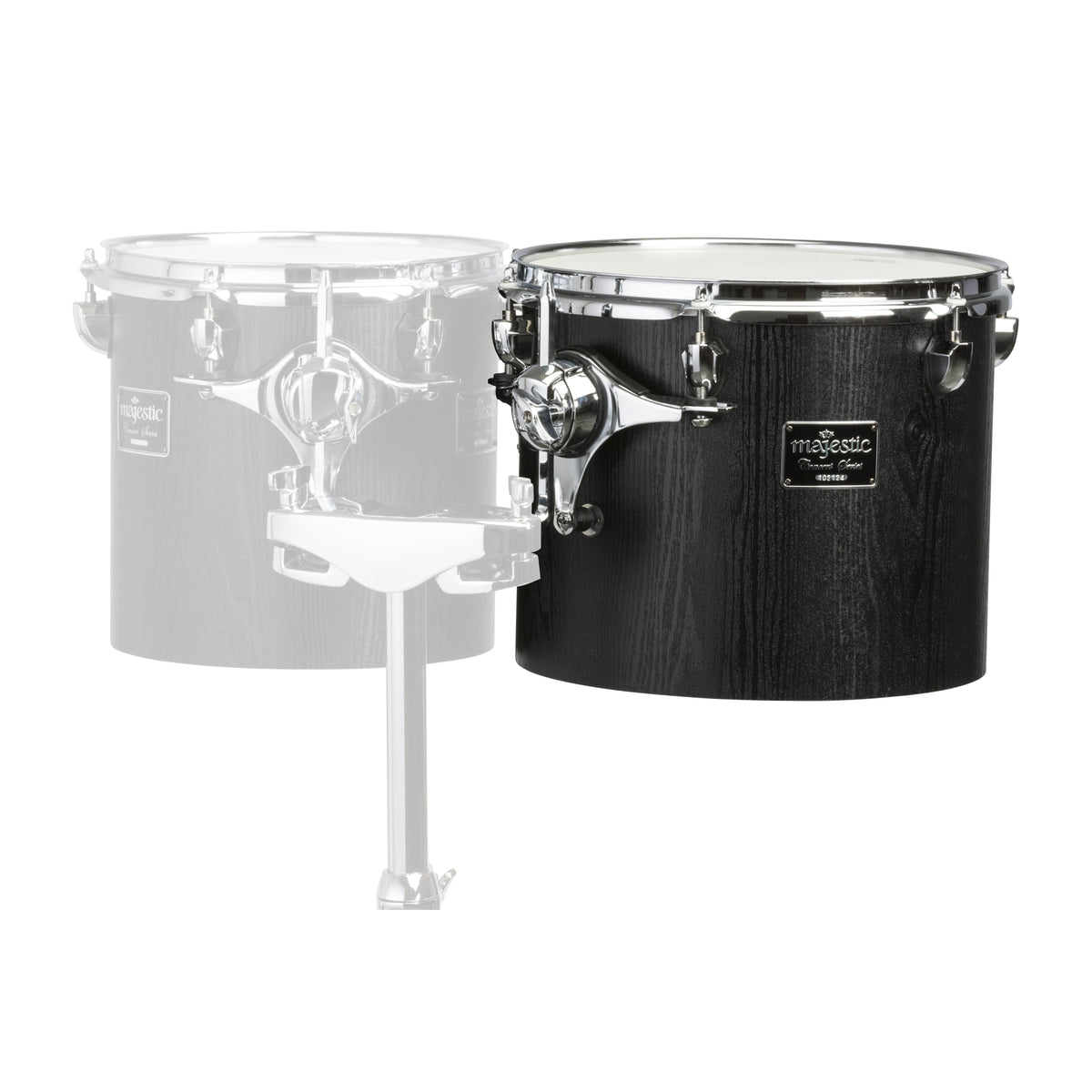 Majestic Concert Black Series Single-headed Concert Tom - 14" x 12"