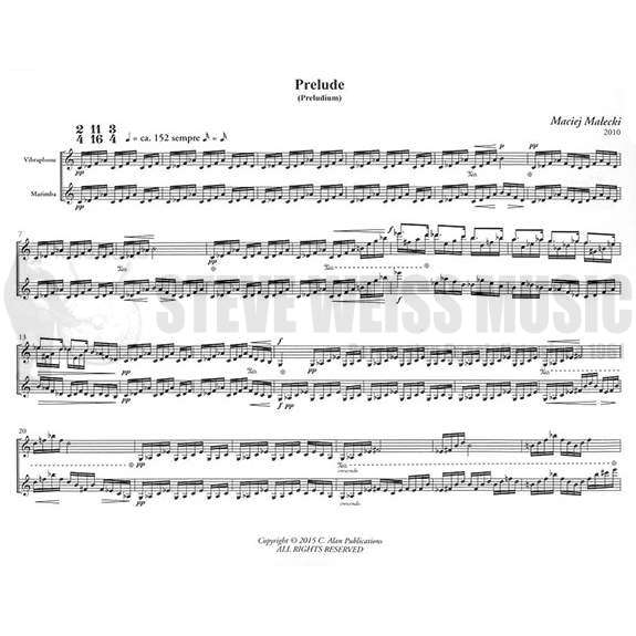 Malecki-Contemplations at the Fountain (SP)-V/M/PN 4 hand