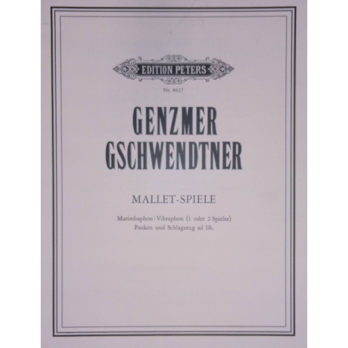 Mallet Games by Harald Genzmer