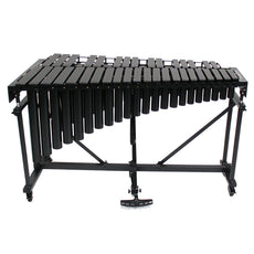 Malletech 3.0 Oct Omega Air Vibraphone w/ Motor A=442 - Black Bars Standard Pedal MAL-OA3.0-B