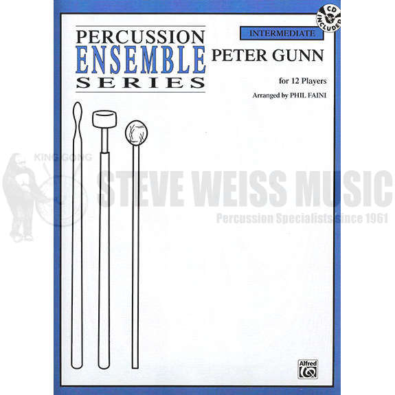 Mancini, H.-Peter Gunn arr. Faini (w/CD)-P/DS/B/V/X/2M/4T/C/PN/CB