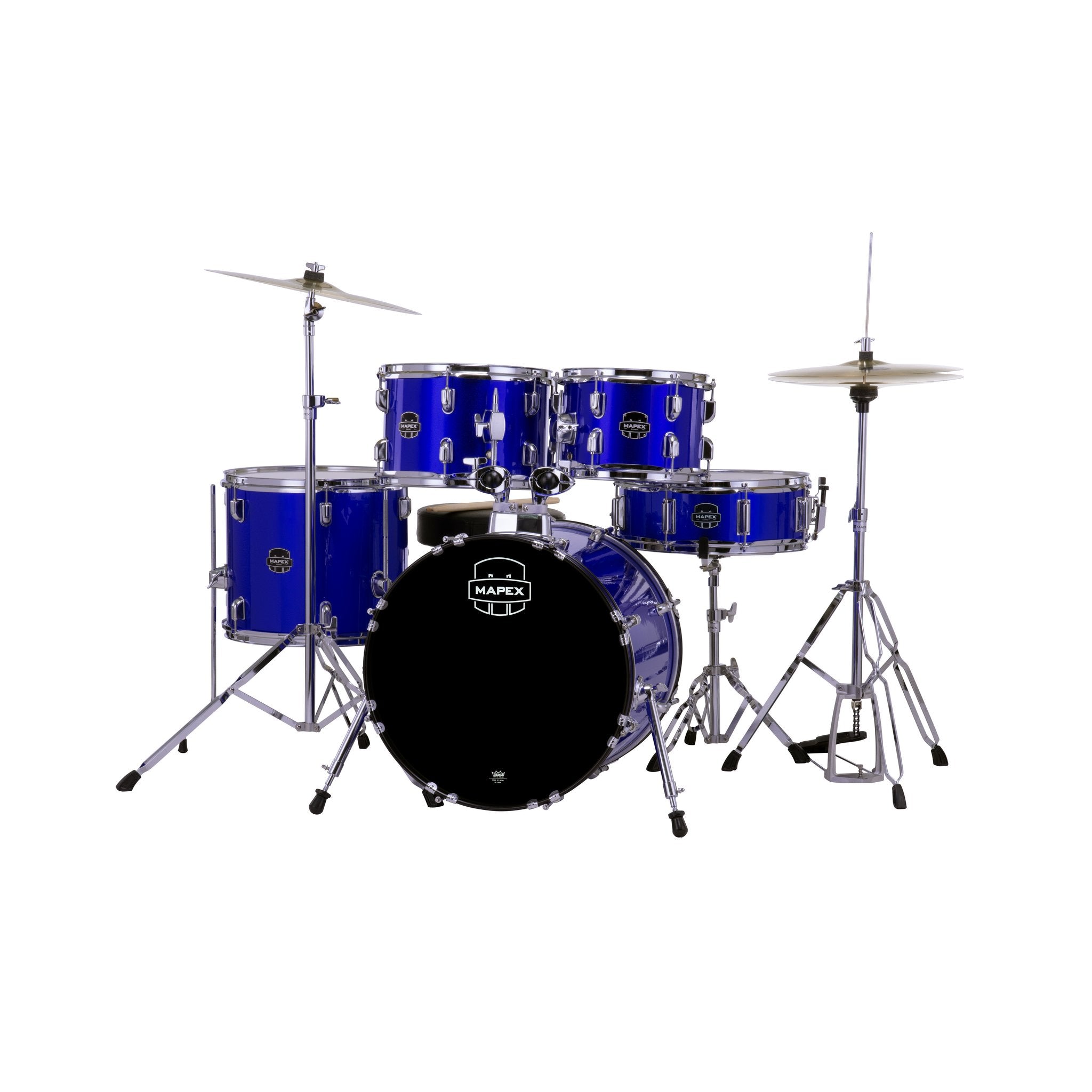Mapex Comet Series 5-piece Drum Set - 18" Bass Drum - Indigo Blue - Image 2