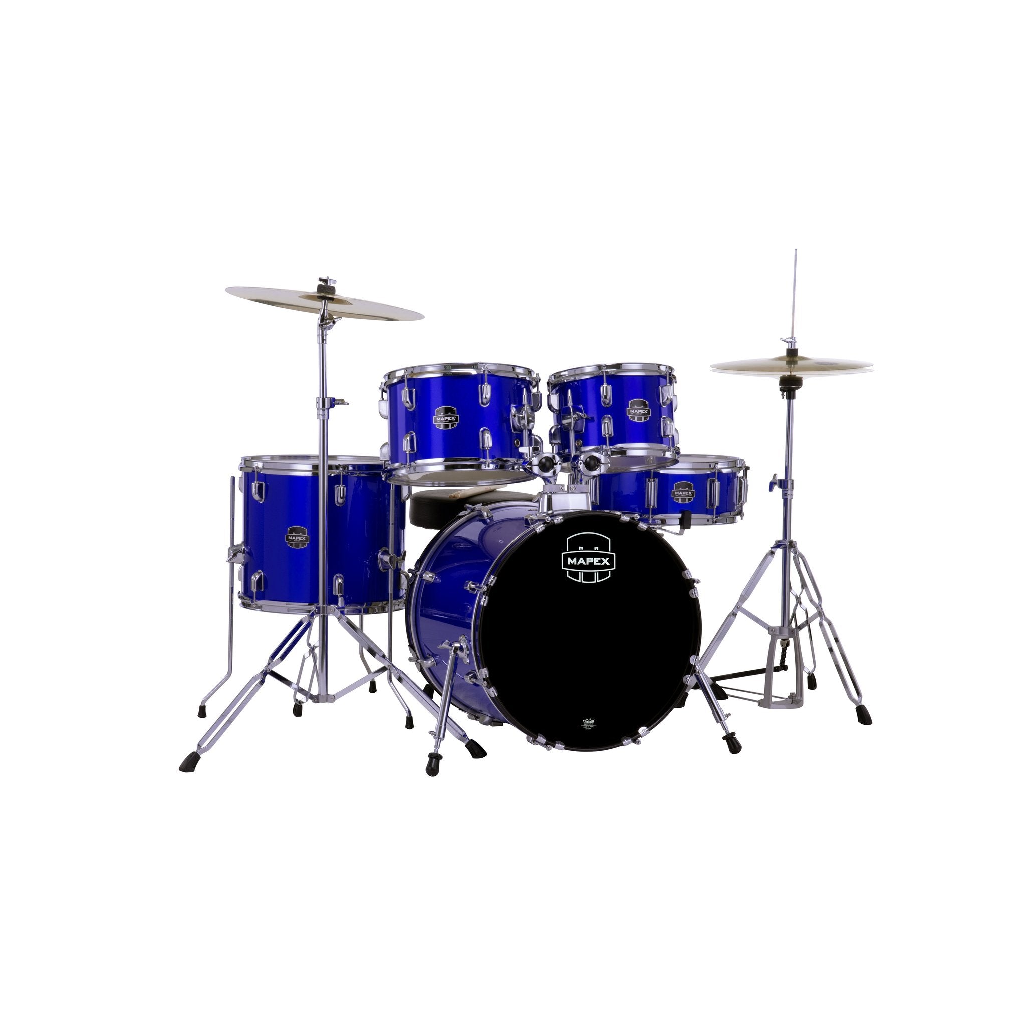 Mapex Comet Series 5-piece Drum Set - 18" Bass Drum - Indigo Blue - Image 1