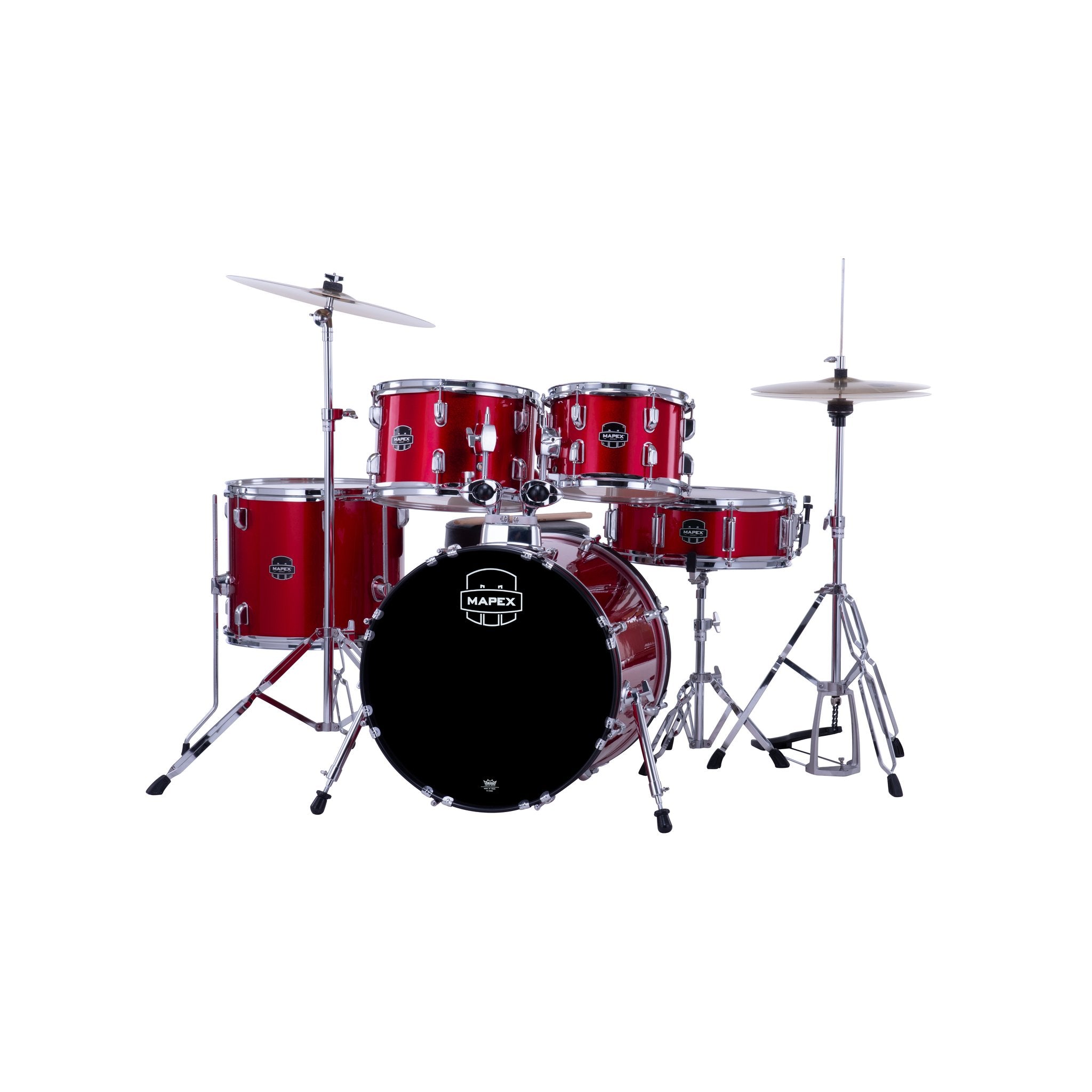 Mapex Comet Series 5-piece Drum Set - 18" Bass Drum - Infra Red - Image 2