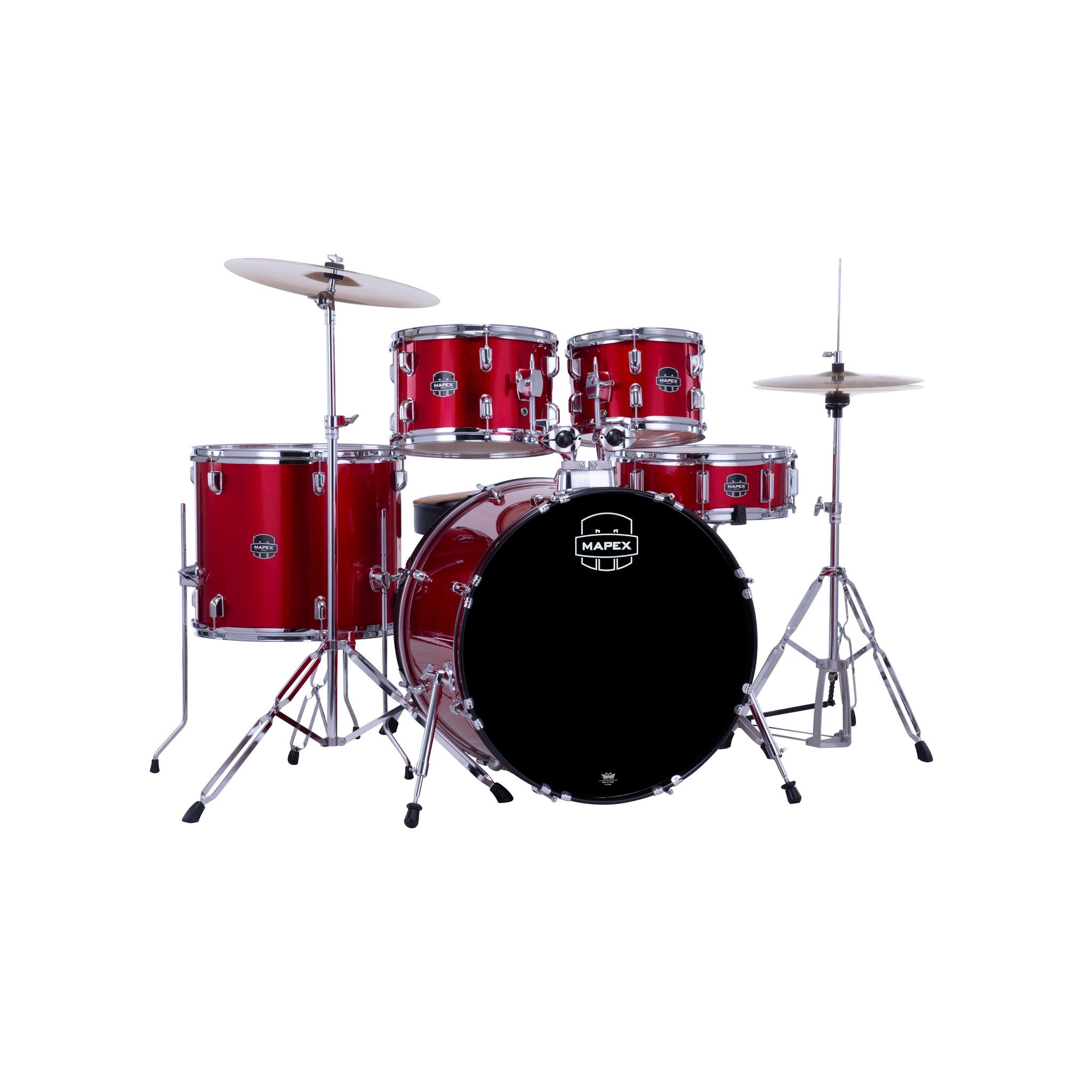 Mapex Comet Series 5-piece Drum Set - 22" Bass Drum - Infra Red - Image 1