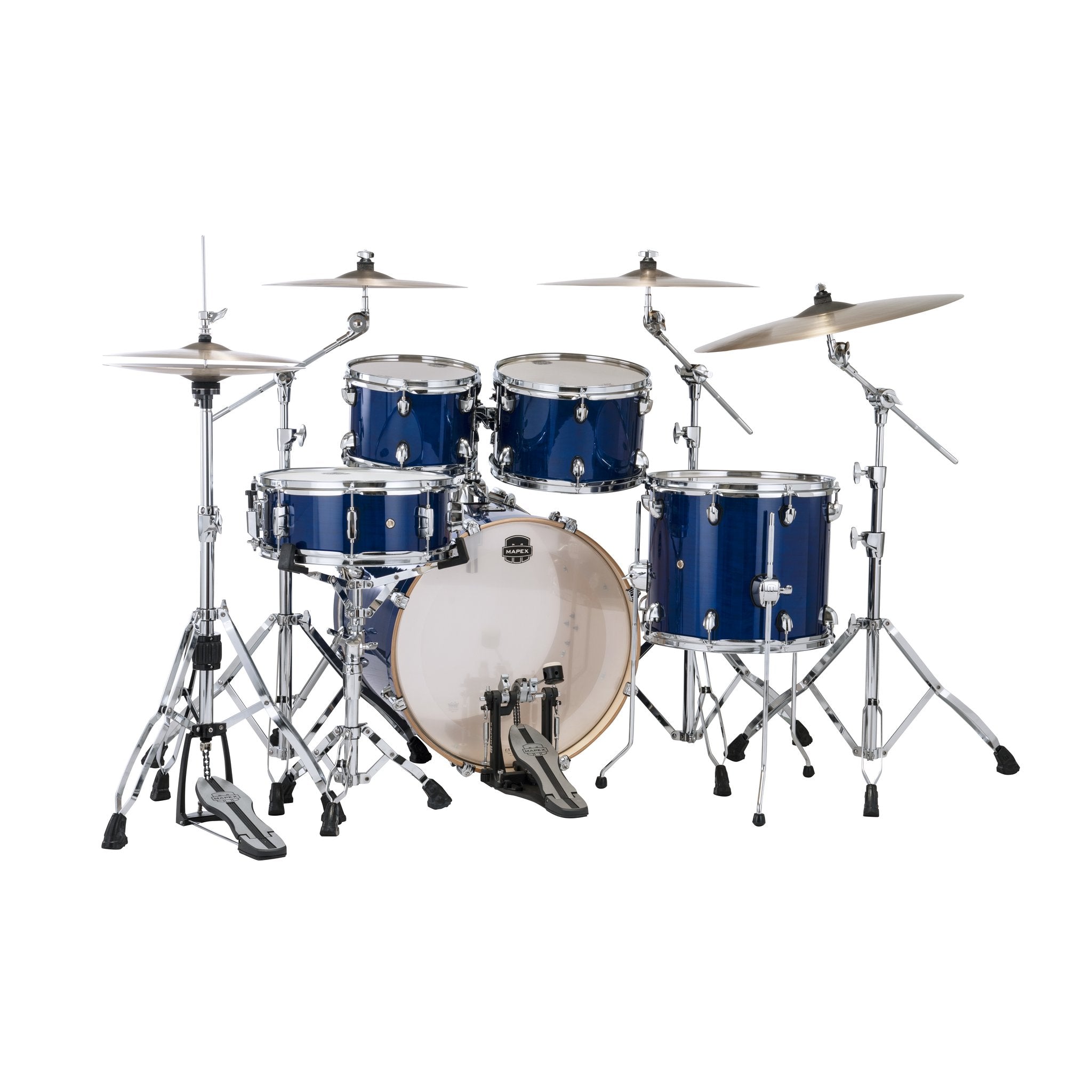 Mapex Mars 5-piece Maple Fusion Drum Set Shell Pack - Midnight Blue - Image 3