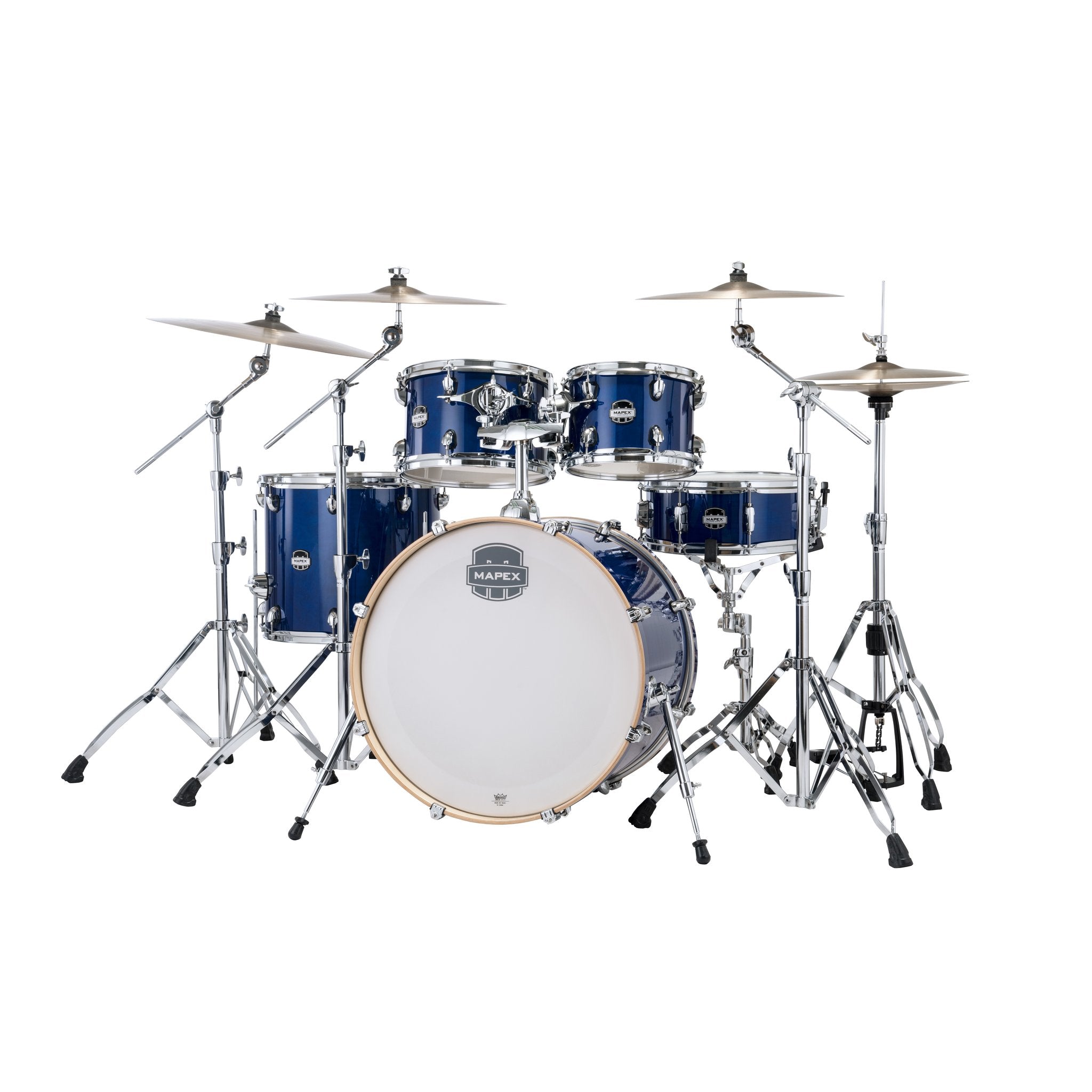 Mapex Mars 5-piece Maple Rock Drum Set Shell Pack - Midnight Blue - Image 2