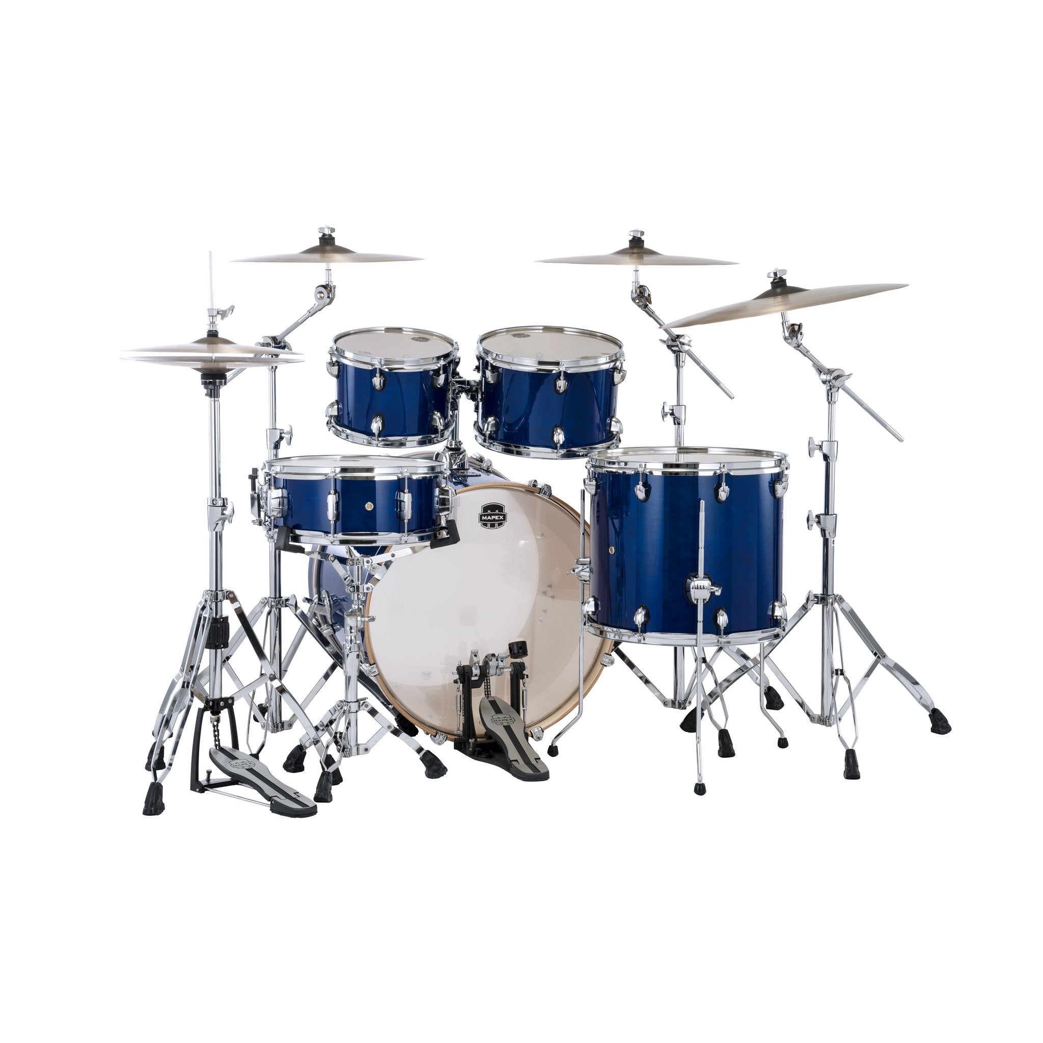 Mapex Mars 5-piece Maple Rock Drum Set Shell Pack - Midnight Blue - Image 3
