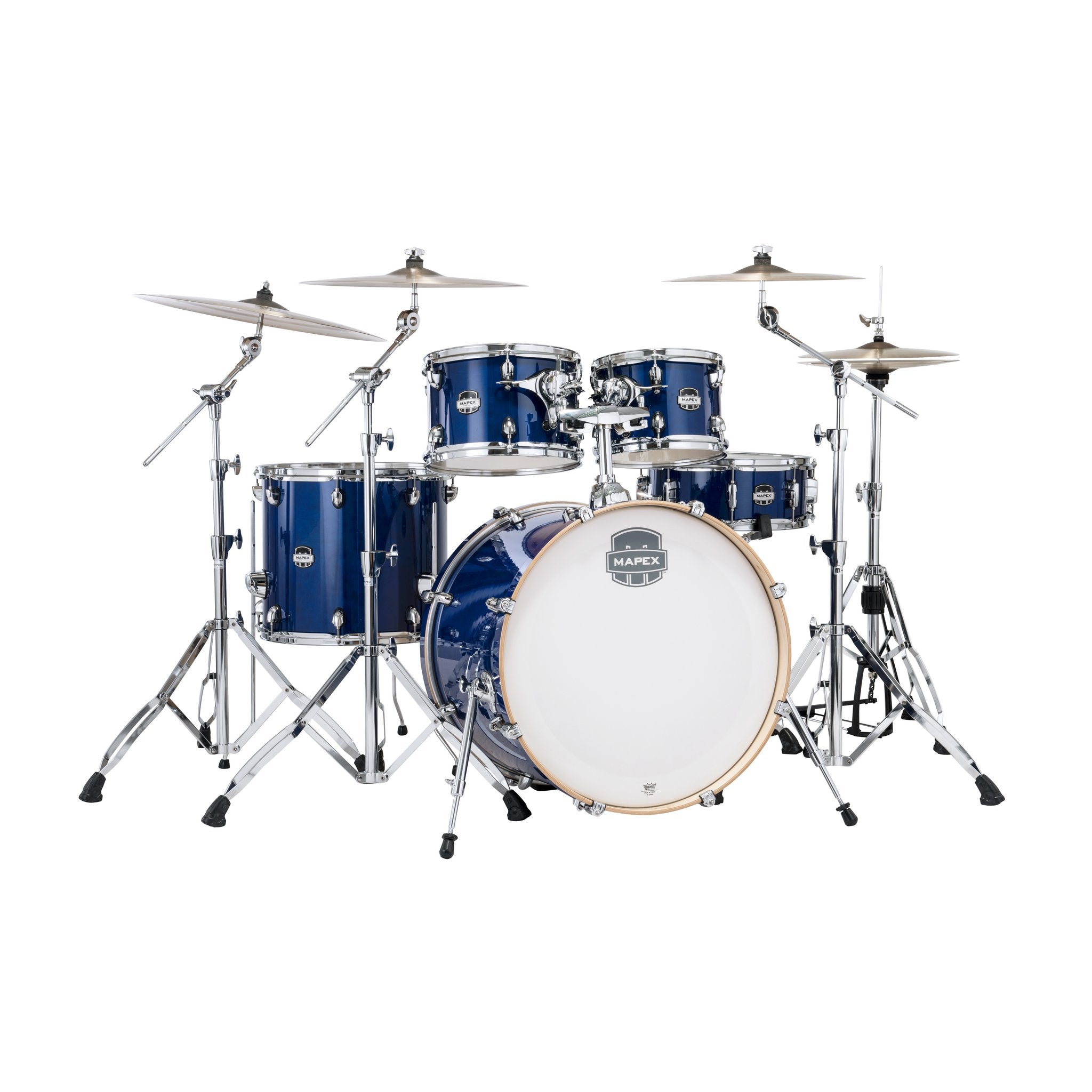 Mapex Mars 5-piece Maple Rock Drum Set Shell Pack - Midnight Blue - Image 1