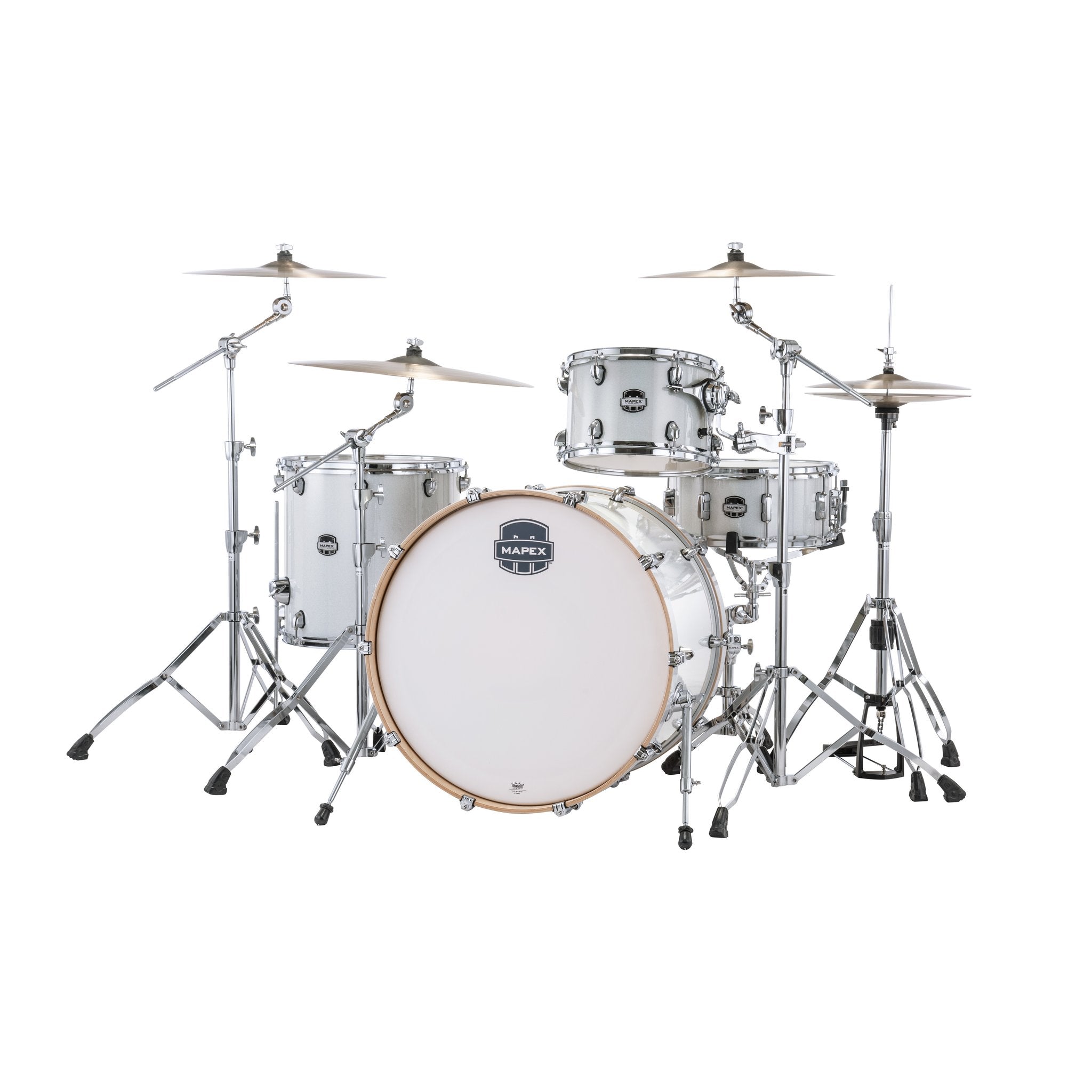 Mapex Mars Series 4-piece Rock Drum Set Shell Pack - Diamond Sparkle - Image 2