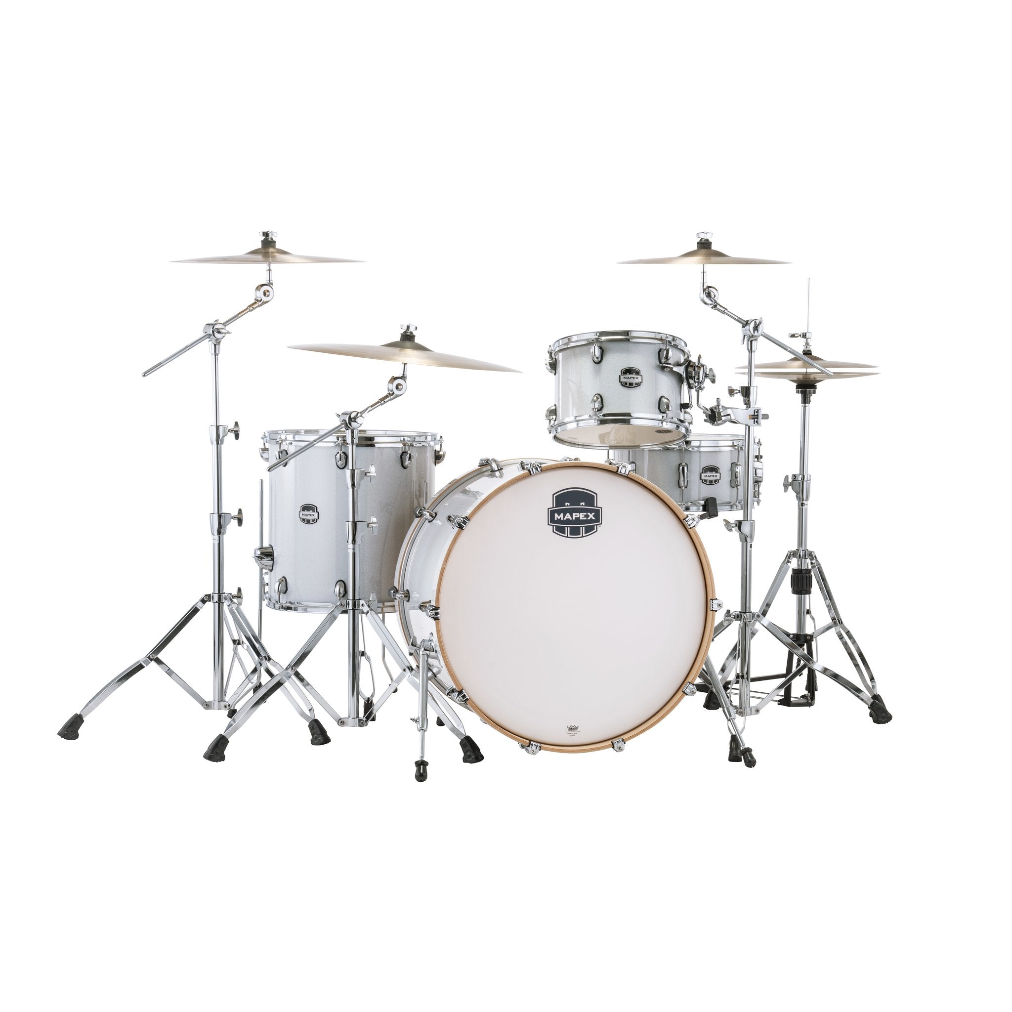 Mapex Mars Series 4-piece Rock Drum Set Shell Pack - Diamond Sparkle - Image 1