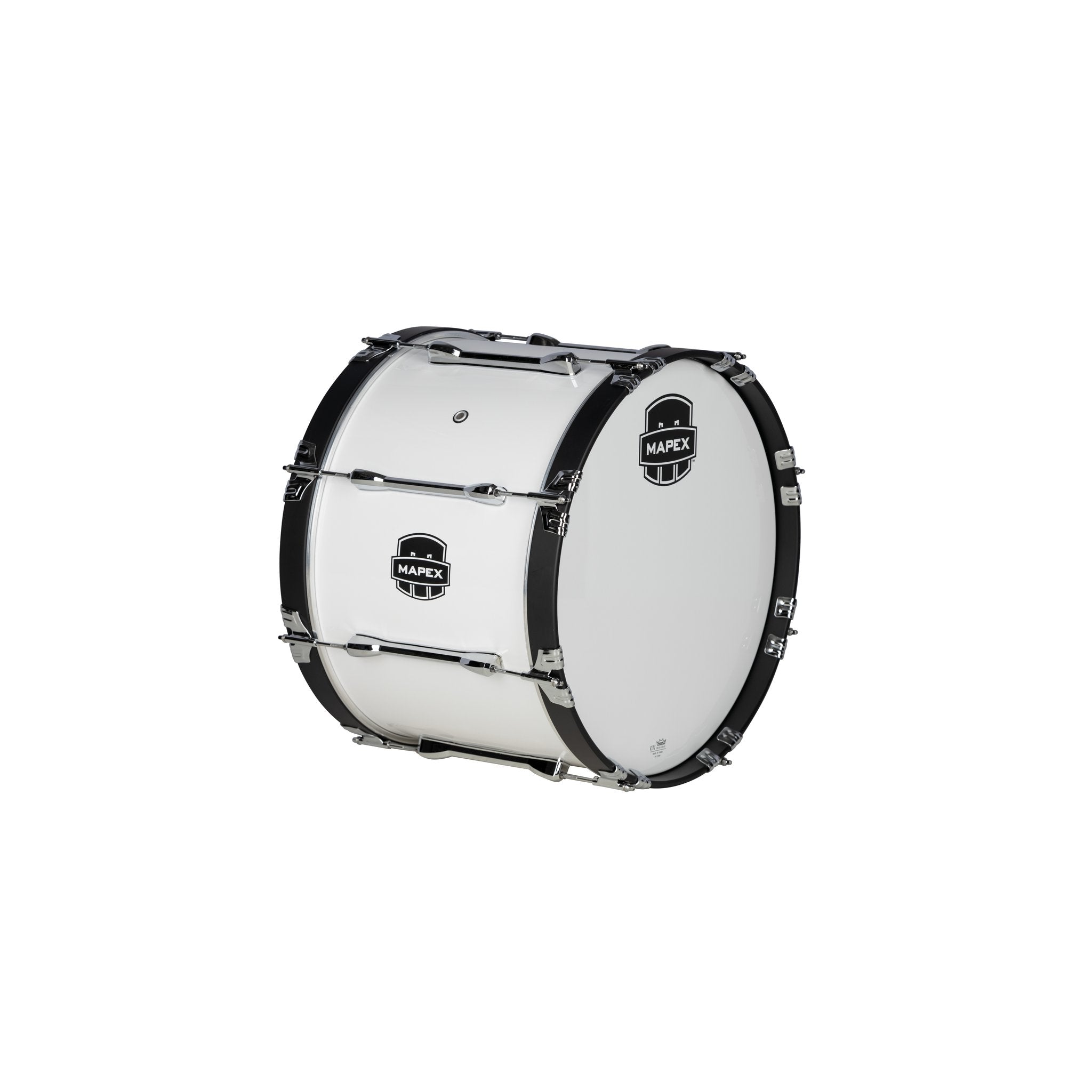 Mapex Qualifier Marching Bass Drum - 18" x 14" - Gloss White
