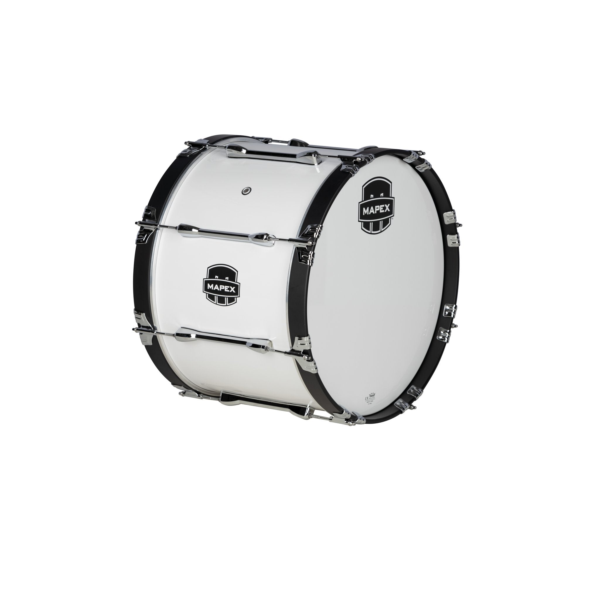Mapex Qualifier Marching Bass Drum - 20" x 14" - Gloss White