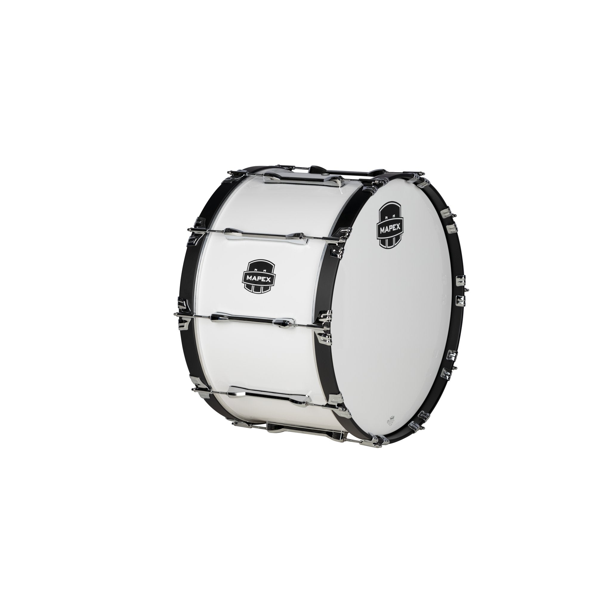 Mapex Qualifier Marching Bass Drum - 22" x 14" - Gloss White