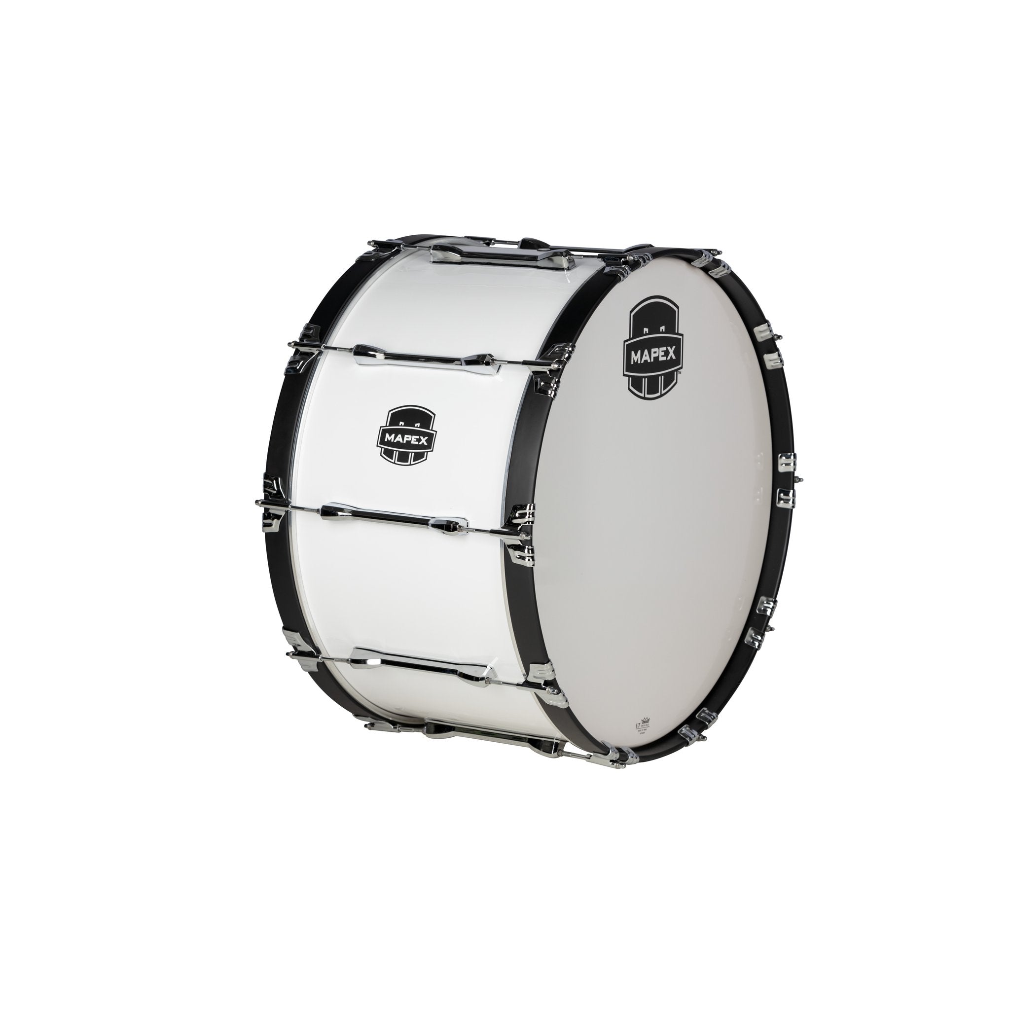 Mapex Qualifier Marching Bass Drum - 26" x 14" - Gloss White