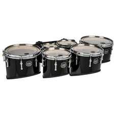 Mapex Quantum Mark II California Cut Quint Marching Tenor Set - 6"/8"/10"/12"/13" - Gloss Black - Image 1