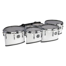 Mapex Quantum Mark II Classic Cut Sextet Marching Tenor Set - 6"/8"/10"/12"/13"/14" - Snow White - Image 1