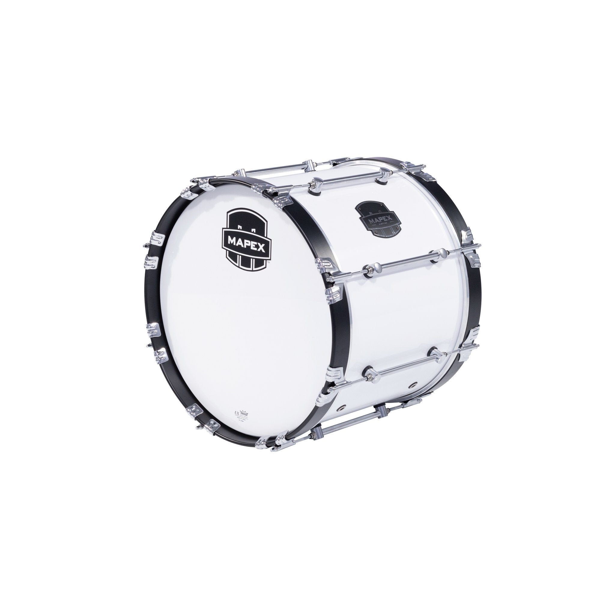 Mapex Quantum Mark II Marching Bass Drum - 18" x 14" - Gloss White