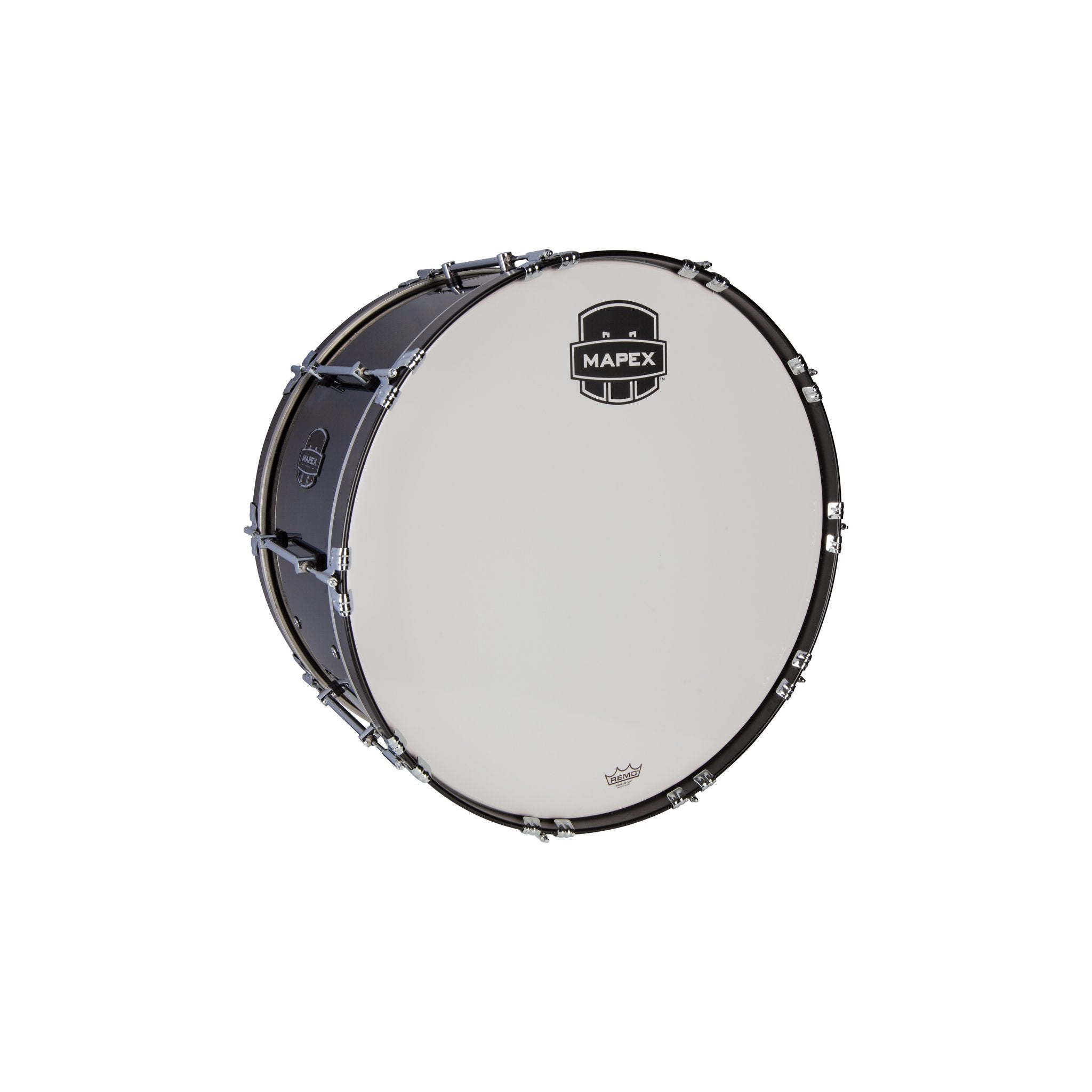 Mapex Quantum Mark II Marching Bass Drum - 30" x 14" - Black