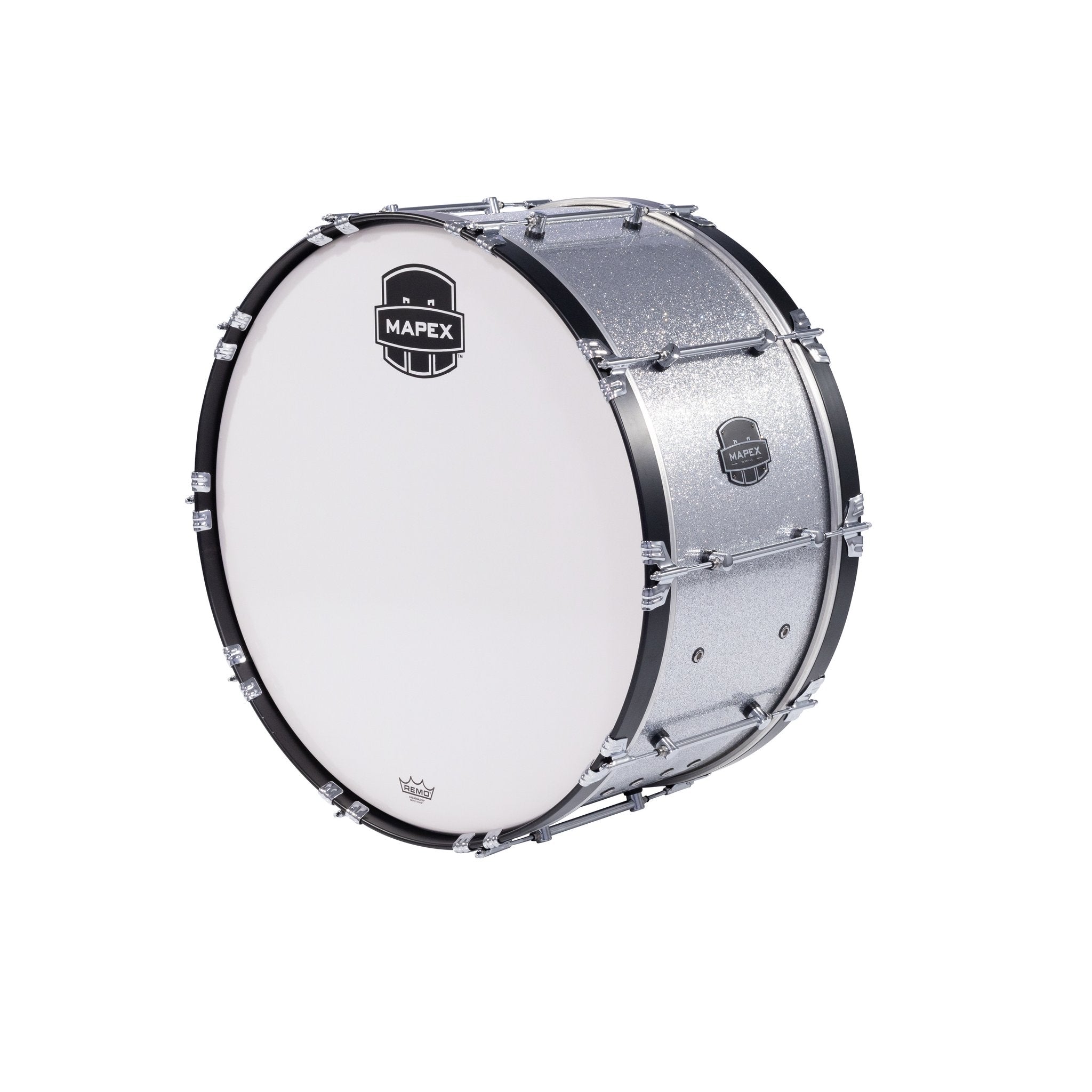 Mapex Quantum Mark II Marching Bass Drum - 30" x 14" - Diamond Dazzle