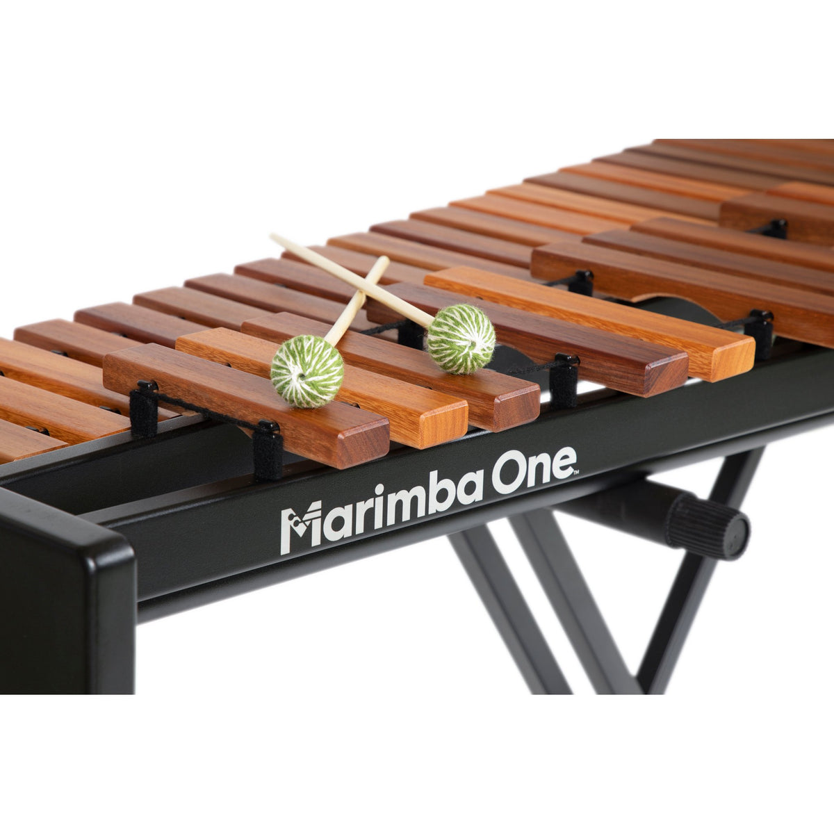 Marimba One 3.0 Octave Educational Series Padouk Marimba with X-Stand E8101 Logo
