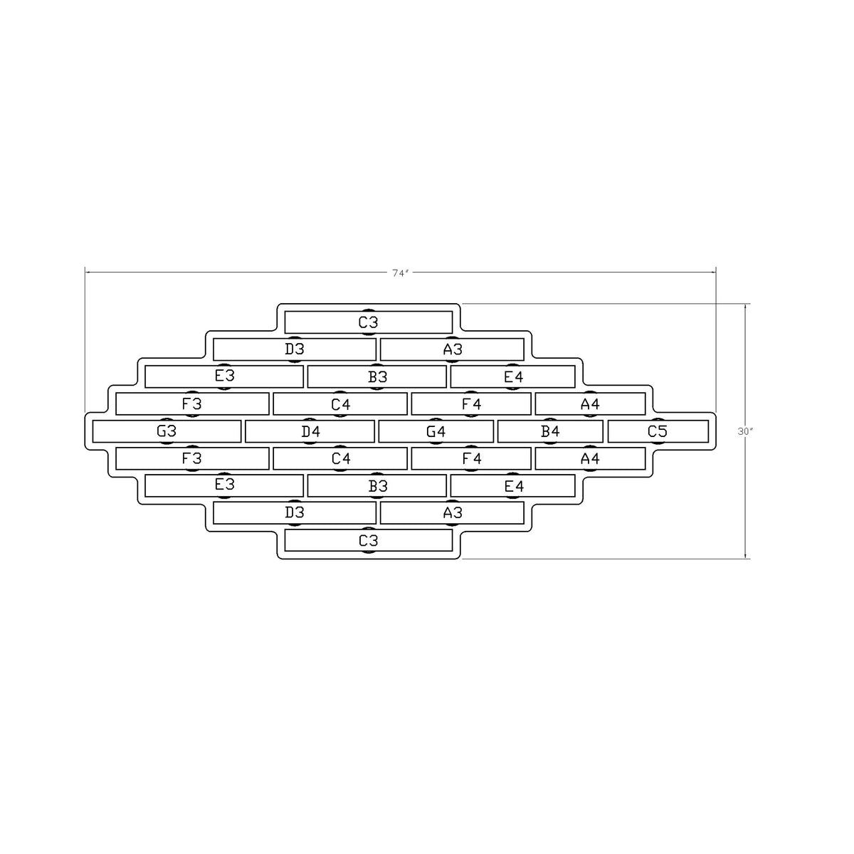 Marimba One Jewel Marimba J1001 Notation