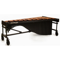 Marimba One Wave Series 5.0 Octave Rosewood Marimba with Premium Keyboard and Classic Resonators - 4" Casters - No Accessory Bar