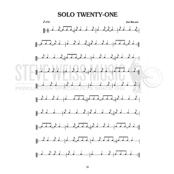 Maroni-50 Syncopated Solos for Snare Drum
