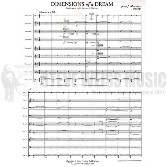 Martinez-Dimensions of a Dream (SP)-2V/C/Cro./X/2M/2BM/4T /P