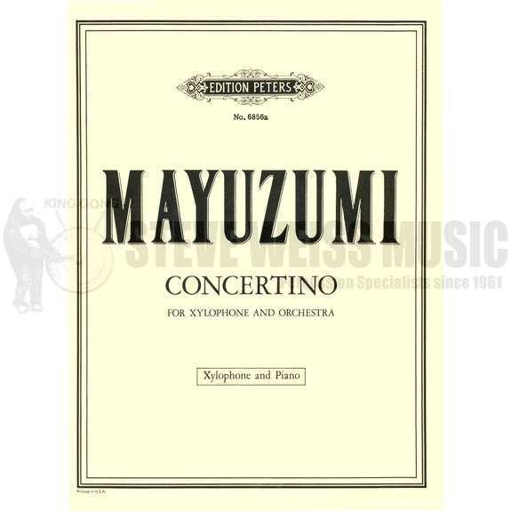 Mayuzumi-Concertino for Xylophone-X/PN Red.