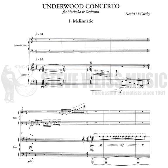 McCarthy-Underwood Concerto (SP)-M/PN Red.