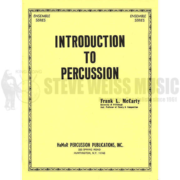 McCarty-Introduction to Percussion-P/X/M/2B/C/3T/sound effects/Narr/PN