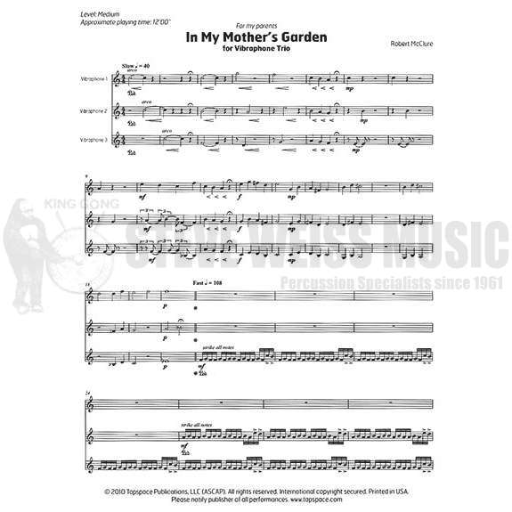McClure-In My Mother's Garden (SP)-3V