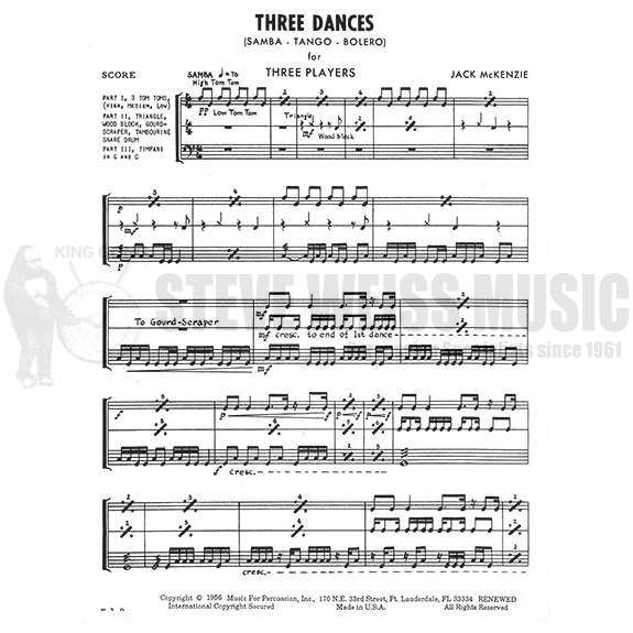 McKenzie-Three Dances-P/T