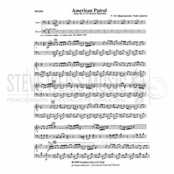 Meacham-American Patrol(SP) arr. Jeanne-M