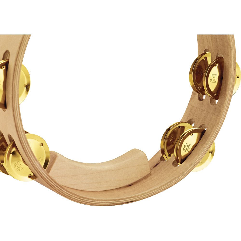 Meinl 10" Artisan Edition Double Row Tambourine - Brass Jingles - Image 1