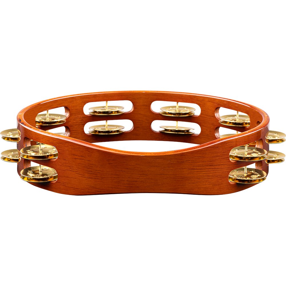 Meinl 10" Headless Double Row Tambourine-Brass Jingles - Image 2