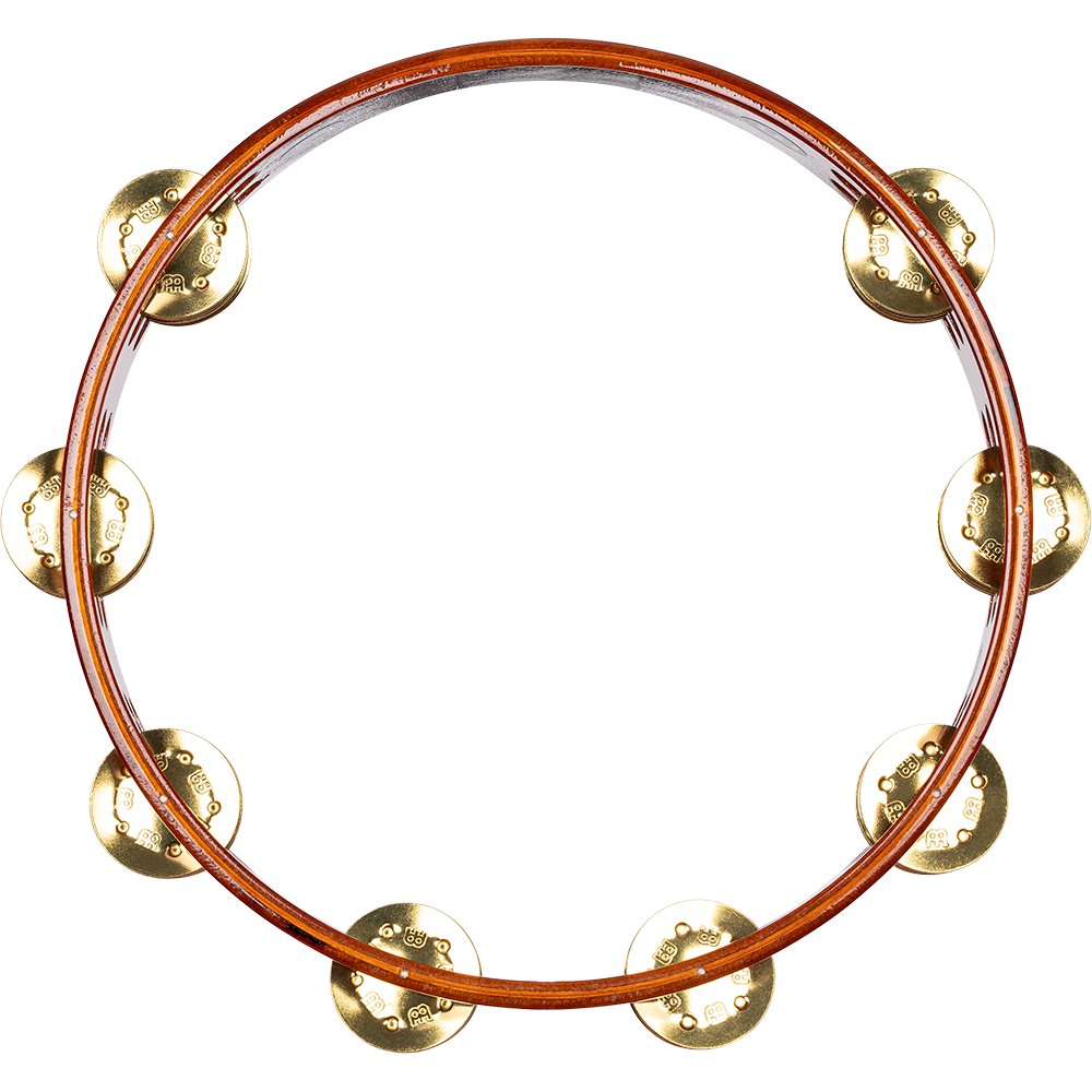 Meinl 10" Headless Double Row Tambourine-Brass Jingles - Image 1