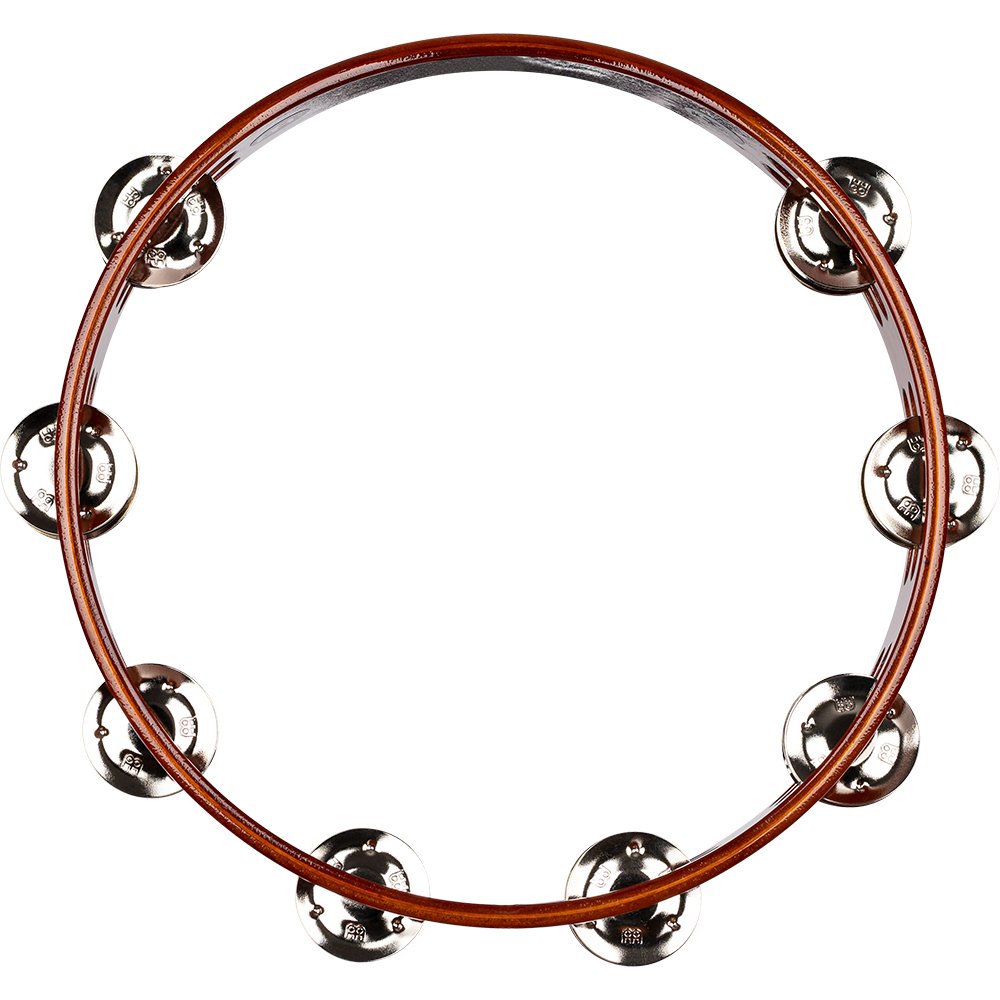 Meinl 10" Headless Double Row Tambourine-Steel Jingles - Image 1