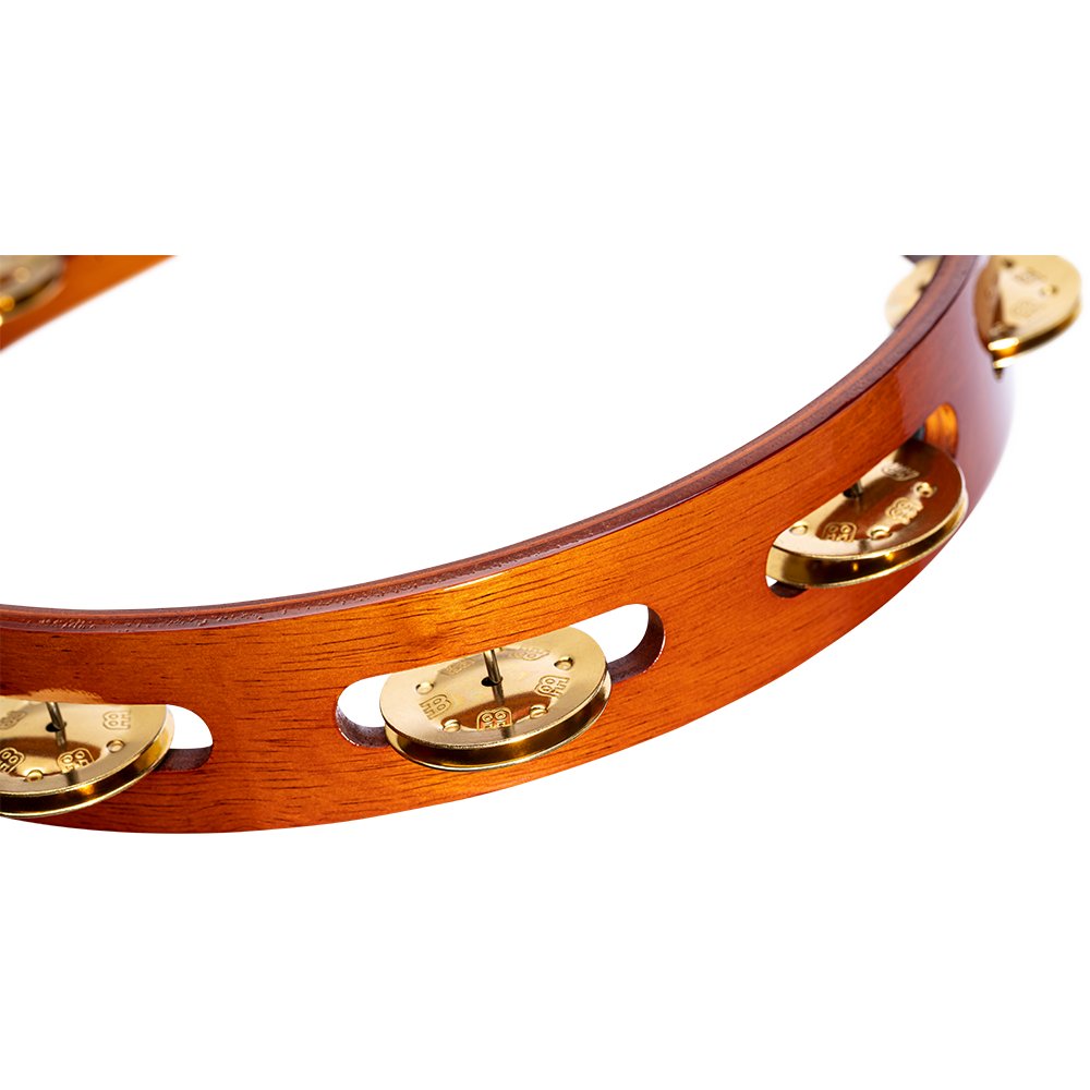 Meinl 10" Headless Single Row Tambourine-Brass Jingles - Image 4