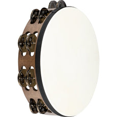 Meinl 10" Traditional Double Row Tambourine - Steel Jingles - Image 2