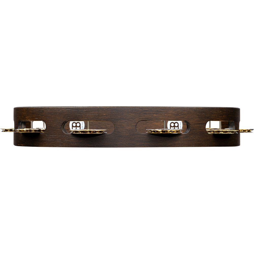 Meinl 10" Vintage Wood Tambourine - Single Row - Image 5