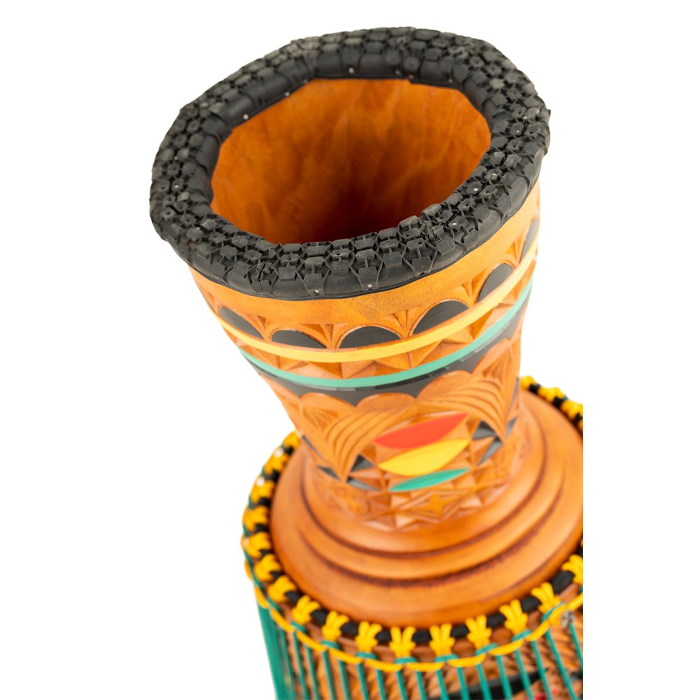 Meinl 12" Artisan Edition Tongo Carved Djembe - Image 5