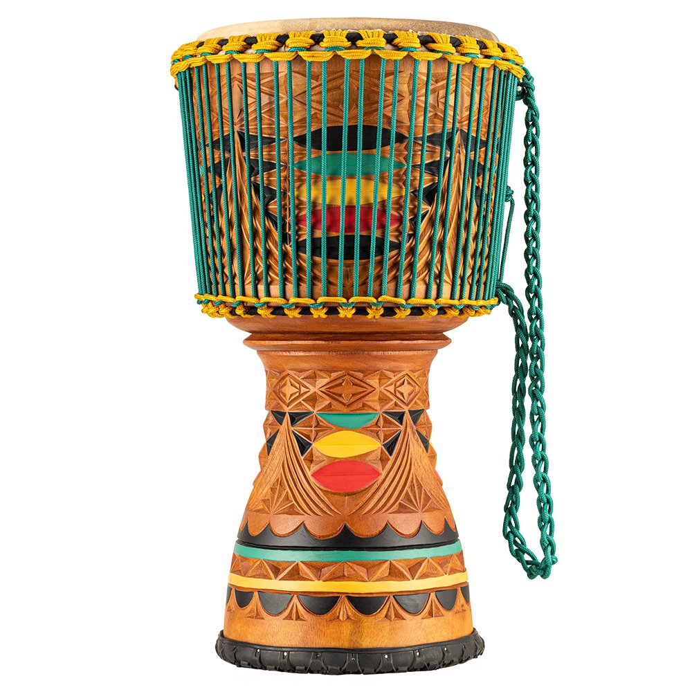 Meinl 12" Artisan Edition Tongo Carved Djembe - Image 1