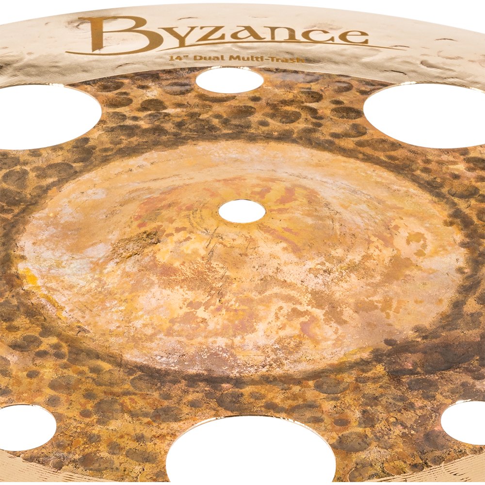 Meinl 14" Byzance Dual Multi-Trash Cymbal - Image 3