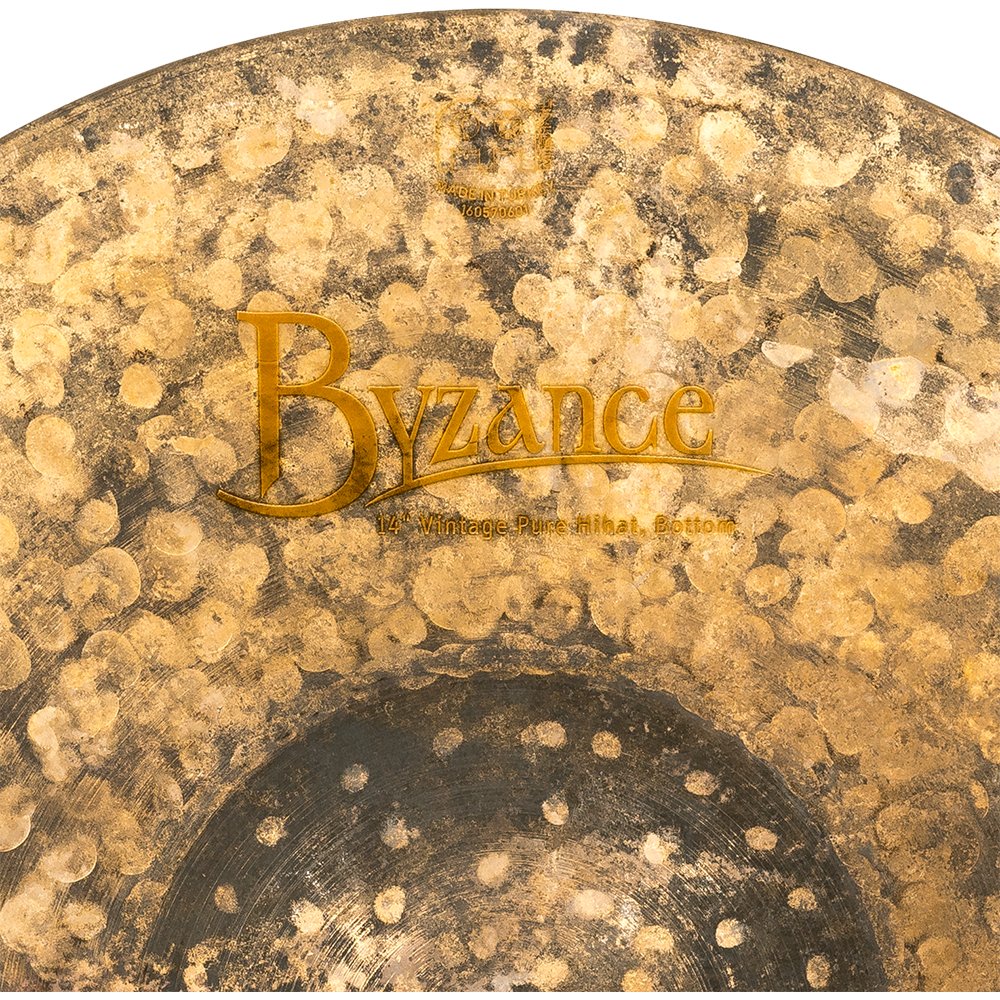 Meinl 14" Byzance Vintage Pure Hi-Hat Cymbals - Image 9