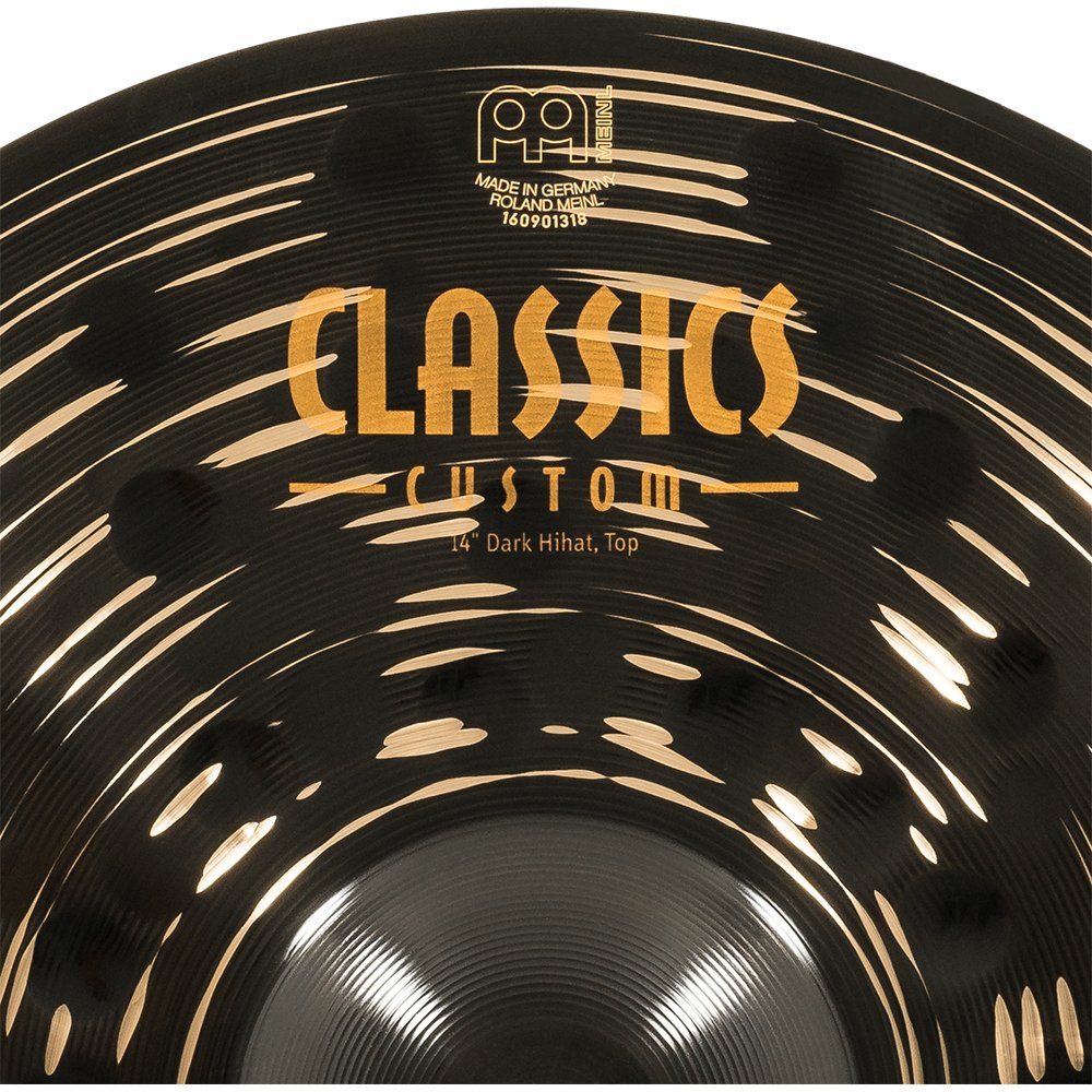 Meinl 14" Classics Custom Dark Hi-Hat Cymbals - Image 6