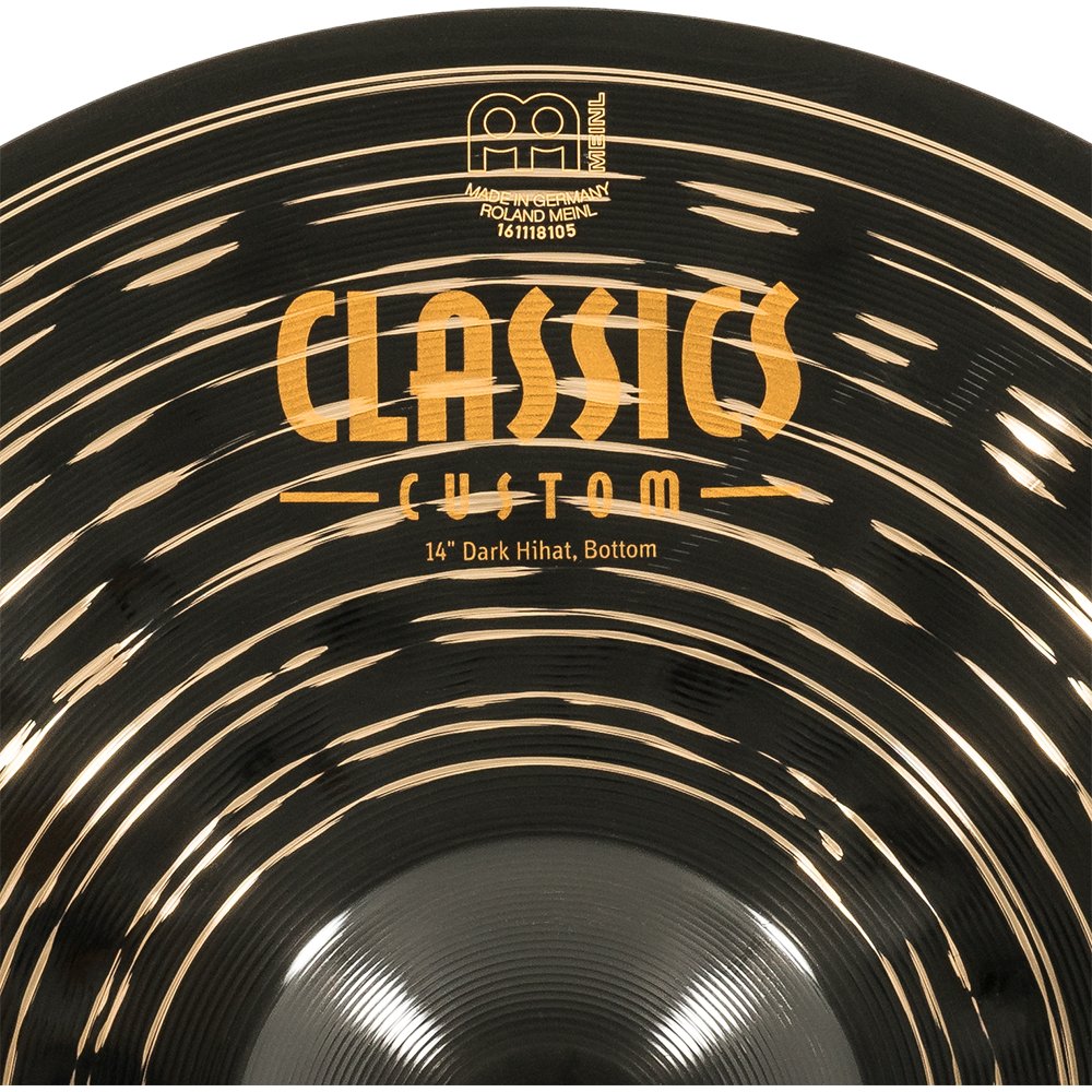 Meinl 14" Classics Custom Dark Hi-Hat Cymbals - Image 9